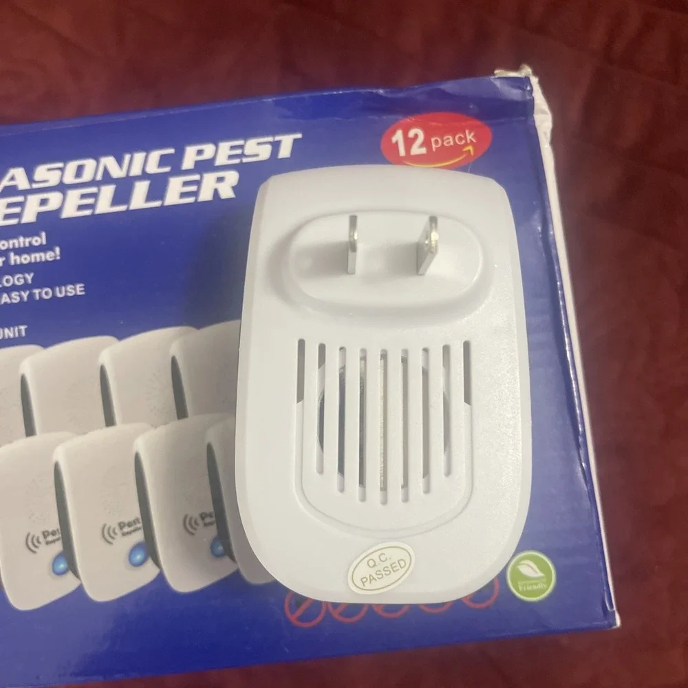 Ultrasonic Pest Two Repeller 12 Pack - One Room One Unit Safe And Easy To Use
